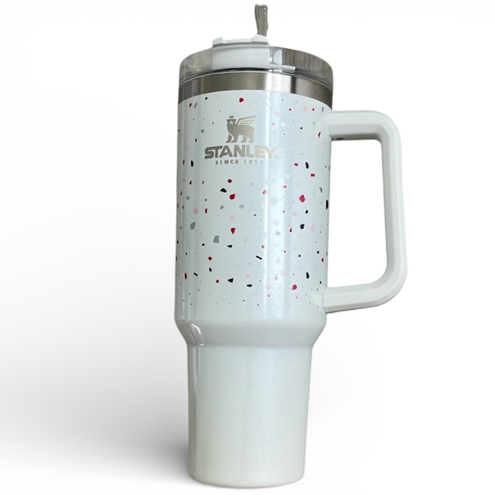 Stanley Cup Adventure Quencher Tumbler 40oz Terrazzo Confetti Pearlescent‎